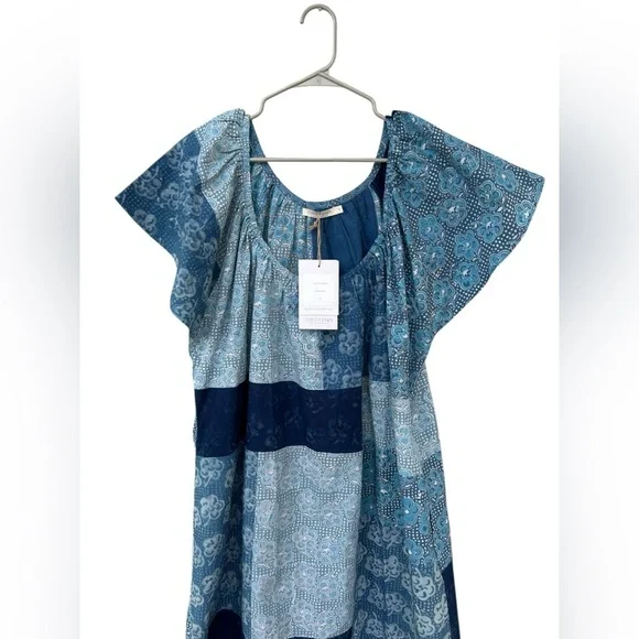 NWT Christy Dawn The Ambre Dress - Indigo Blues - Size Medium - Organic Cotton - Picture 13 of 16